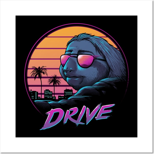 Slow Drive Wall Art by Vincent Trinidad Art